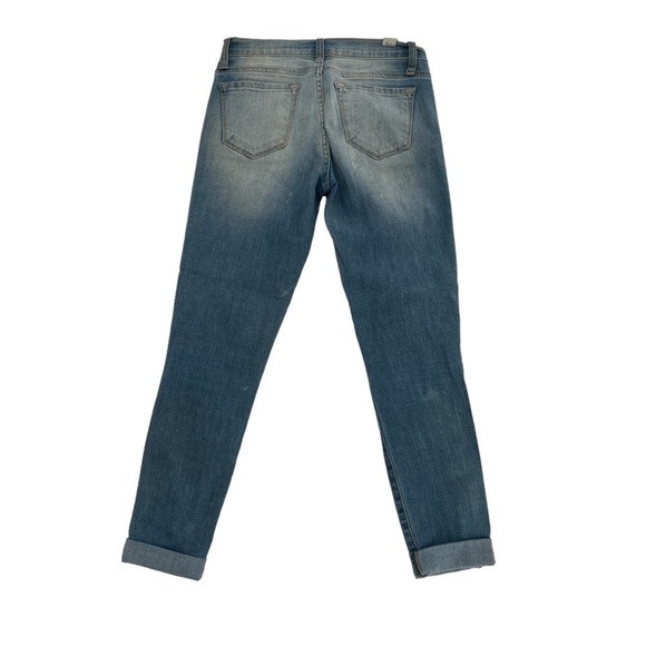 KanCan Cuffed Hem Distressed Skinny Jeans Size 25 Women’s - Picture 3 of 5